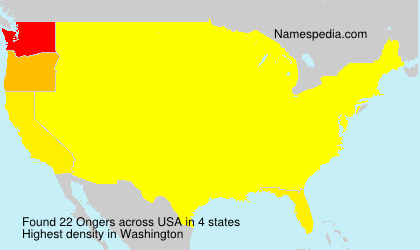 Surname Ongers in USA Surname Ongers in USA