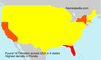 Surname Orinstein in USA Surname Orinstein in USA