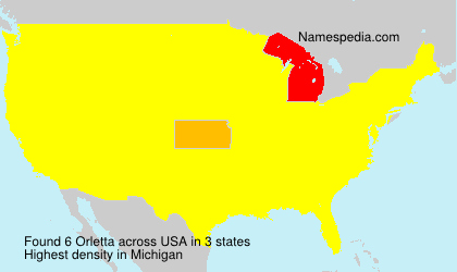 Surname Orletta in USA