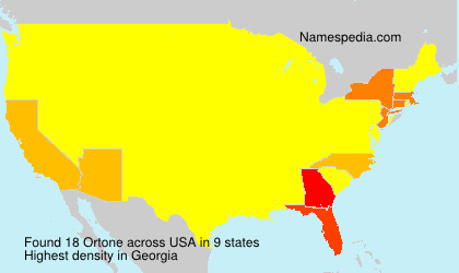 Surname Ortone in USA