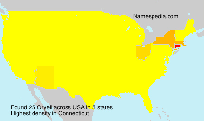 Surname Oryell in USA