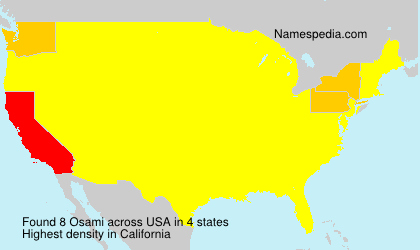 Surname Osami in USA