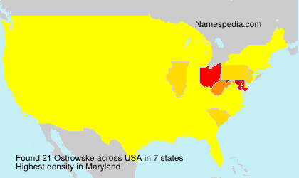 Surname Ostrowske in USA
