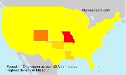 Surname Ottermann in USA