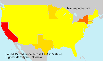 Surname Padukone in USA