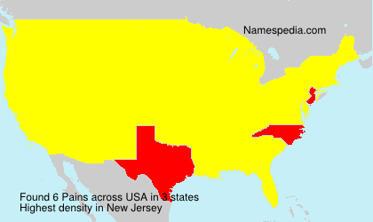 Surname Pains in USA
