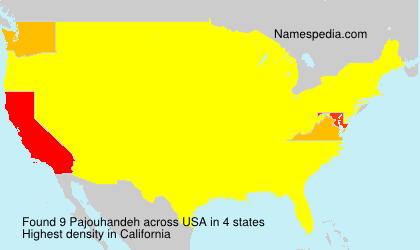 Surname Pajouhandeh in USA Surname Pajouhandeh in USA