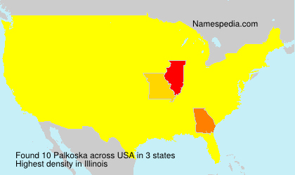 Surname Palkoska in USA