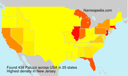 Surname Paluzzi in USA