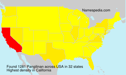 Surname Pangilinan in USA