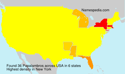 Surname Papalambros in USA Surname Papalambros in USA