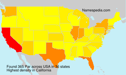 Surname Par in USA