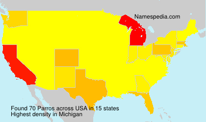Surname Parros in USA Surname Parros in USA