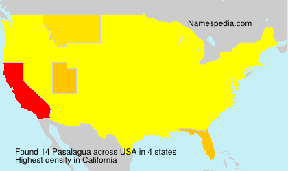 Surname Pasalagua in USA