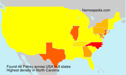 Surname Patrey in USA