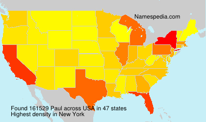 Surname Paul in USA