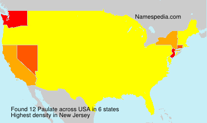 Surname Paulate in USA