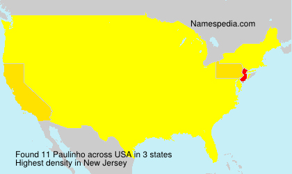 Surname Paulinho in USA