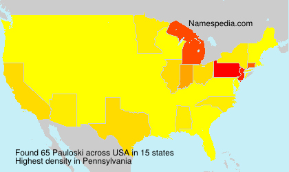 Surname Pauloski in USA