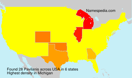 Surname Pavilanis in USA Surname Pavilanis in USA