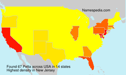 Surname Pelta in USA