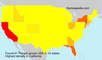 Surname Pengel in USA