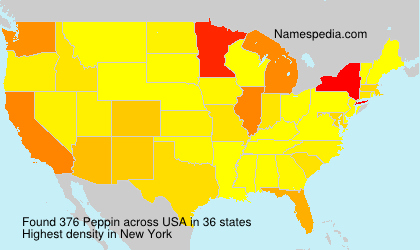 Surname Peppin in USA