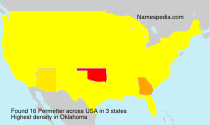 Surname Permetter in USA