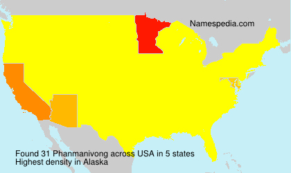 Surname Phanmanivong in USA