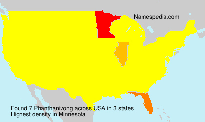 Surname Phanthanivong in USA