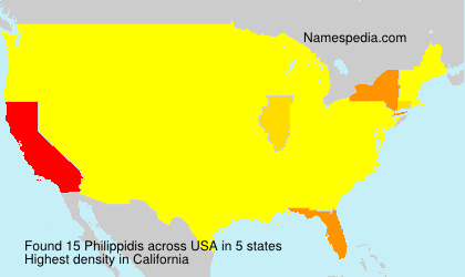 Surname Philippidis in USA