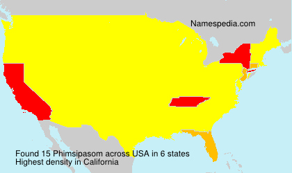 Surname Phimsipasom in USA