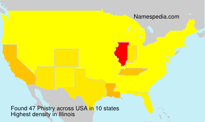 Surname Phistry in USA
