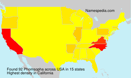 Surname Phomsopha in USA