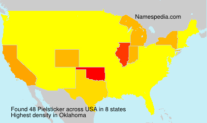 Surname Pielsticker in USA