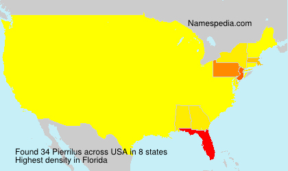 Surname Pierrilus in USA Surname Pierrilus in USA