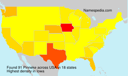 Surname Pinneke in USA Surname Pinneke in USA