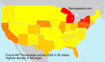 Surname Piontkowski in USA