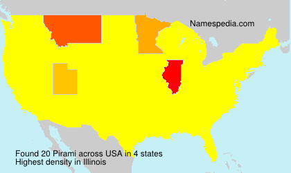 Surname Pirami in USA