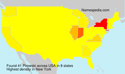 Surname Pirowski in USA