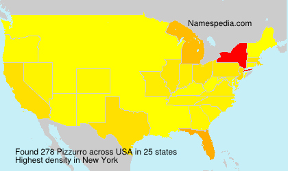 Surname Pizzurro in USA