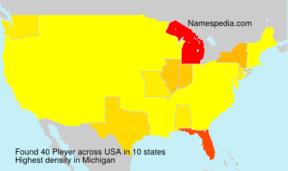 Surname Pleyer in USA