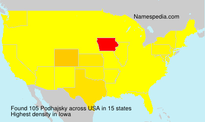 Surname Podhajsky in USA