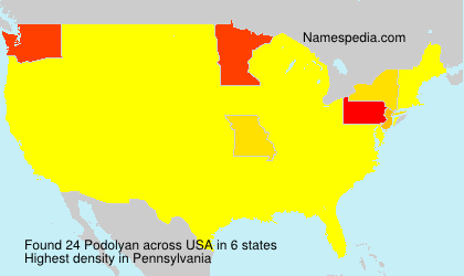 Surname Podolyan in USA