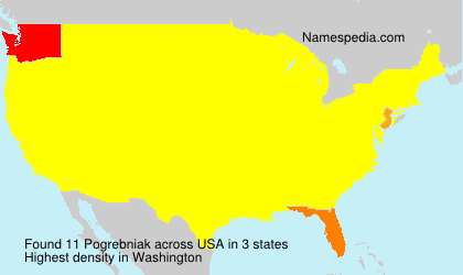 Surname Pogrebniak in USA