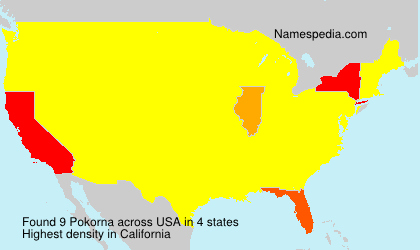 Surname Pokorna in USA