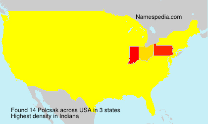 Surname Polcsak in USA