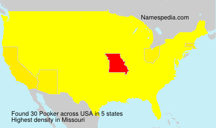 Surname Pooker in USA Surname Pooker in USA