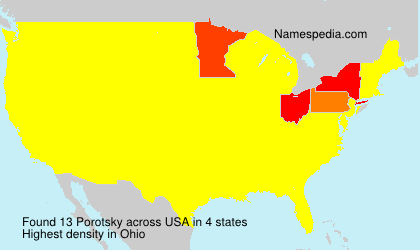 Surname Porotsky in USA Surname Porotsky in USA