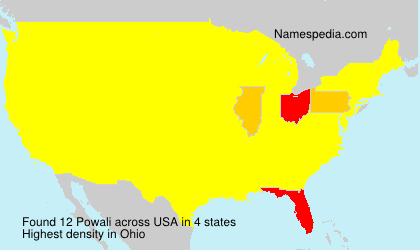 Surname Powali in USA Surname Powali in USA